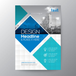 blue-teal-diamond-shape-graphic-background-brochure-annual-report-cover-flyer-poster-design-layout-vector-template-91145913